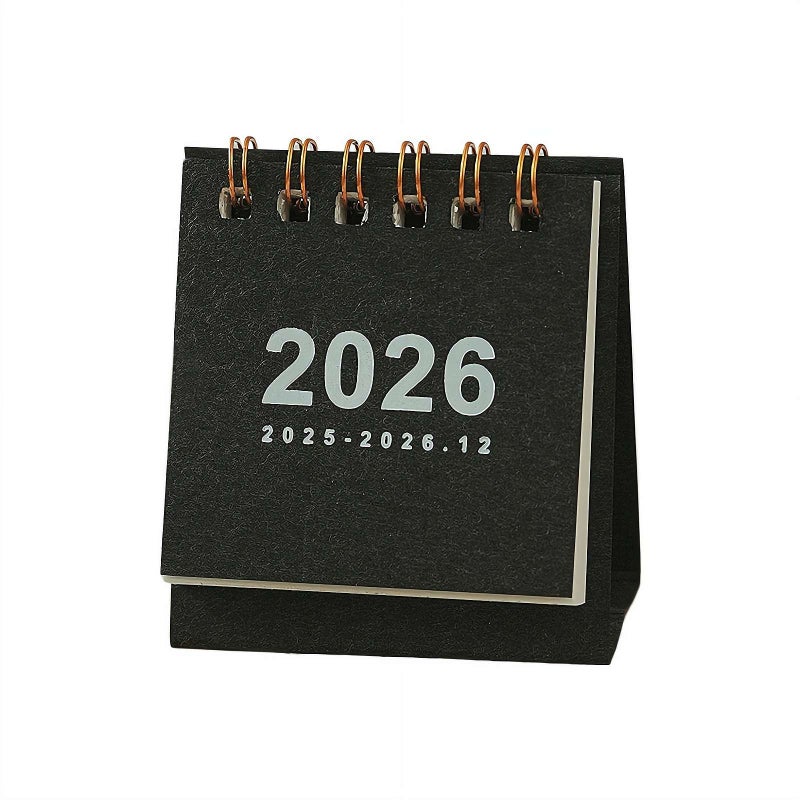 2026 Diary Planner Calendar – Mini Desk Calendar Set with Monthly & Weekly Pages, Compact Size for Office, Home & Student Use (ColorF) - Image 1